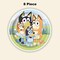8 Count Bluey Paper Dinner Plates Kids Birthday Party Supplies Heeler Family Theme 9"